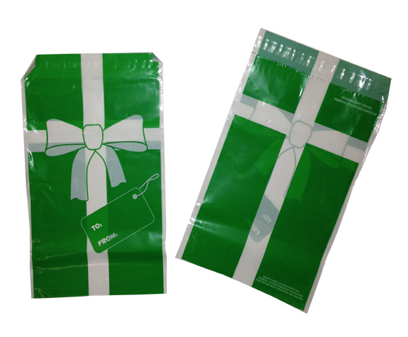 Santa Shop Gift Bags :: Small (5x6.5) Self Sealing Plastic