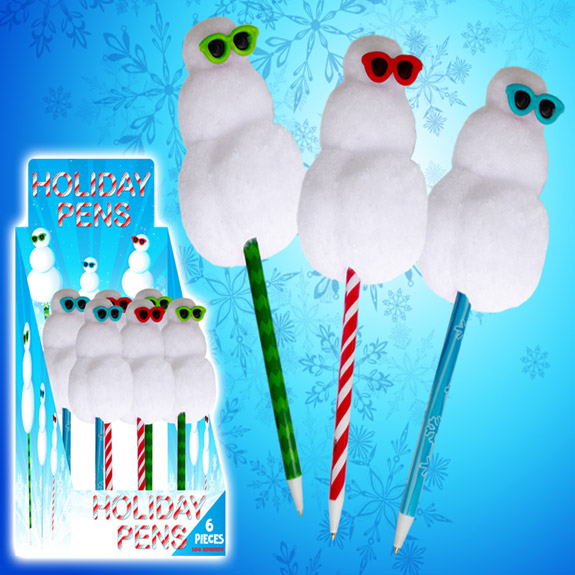 Snowman Holiday Pen - Christmas - Holiday Gifts - Santa Shop Gifts