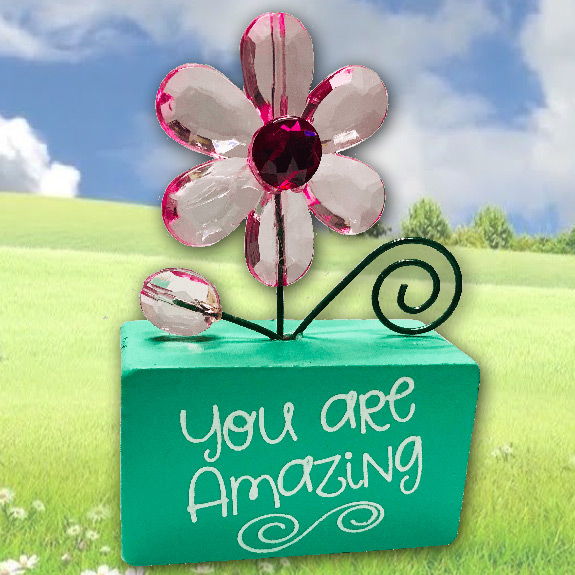 You Are Amazing Flower Stand - Aunt Gifts - Santa Shop Gifts