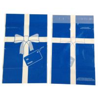 Medium Plastic Holiday Gift Bags - 50 Pack