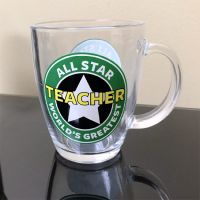 All Star Teacher Glass Mug - Teacher Gifts - Santa Shop Gifts
