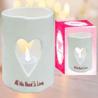 Love Candle Holder with Light - Gifts For Everyone Else - Santa Shop Gifts