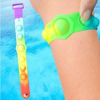 Rainbow Popper Fidget Bracelet - /AB - Santa Shop Gifts