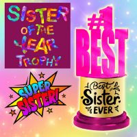 Best Sister Trophy - Sister Gifts - Santa Shop Gifts
