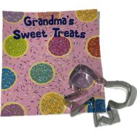 Grandma Bow Ribbon Shape Cookie Cutter