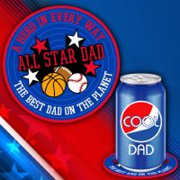 All Star Dad Coaster - Dad Gifts - Santa Shop Gifts
