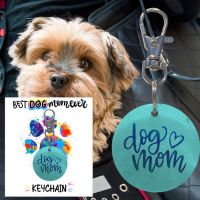 Best ''Dog Mom'' Keychain - Mom Gifts - Santa Shop Gifts