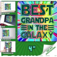 Grandpa Stick-On Cling - Grandpa Gifts - Santa Shop Gifts