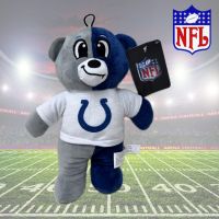 NFL 8.5'' Two-Color Plush Bear - Colts - Sports Team Logo Gifts - Santa Shop Gifts