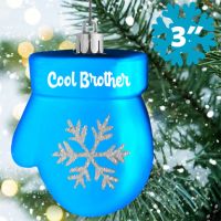 Brother Mitten Ornament - Brother Gifts - Santa Shop Gifts