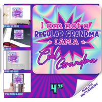 Grandma Stick-On Cling - Grandma Gifts - Santa Shop Gifts