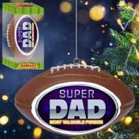 Dad Football Ornament - Dad Gifts - Santa Shop Gifts