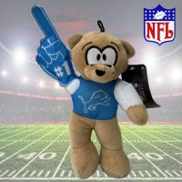NFL 8.5'' Plush Bear - Lions - Sports Team Logo Gifts - Santa Shop Gifts