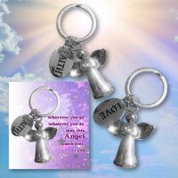 Guardian Angel Keychain - Christian Gifts - Santa Shop Gifts