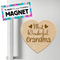 Grandma Wood Magnet - Grandma Gifts - Santa Shop Gifts