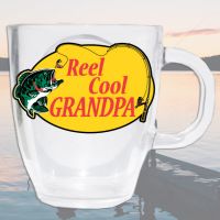 Reel Cool Grandpa Glass Mug - Grandpa Gifts - Santa Shop Gifts