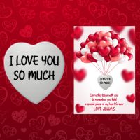I Love You Heart Token - Aunt Gifts - Santa Shop Gifts