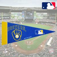 MLB Mini Pennant - Brewers - Sports Team Logo Gifts - Santa Shop Gifts