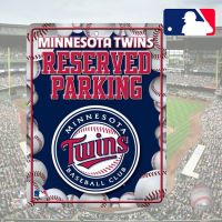 MLB Parking Sign - Twins - Sports Team Logo Gifts - Santa Shop Gifts