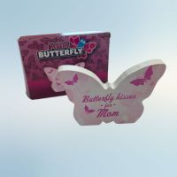 Mom Butterfly Plaque - 5"