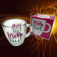 Mom Fuel Glass Mug - Mom Gifts - Santa Shop Gifts