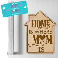 Mom Wood Magnet - Mom Gifts - Santa Shop Gifts