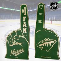 NHL #1 Fan Foam Finger - Wild - Sports Team Logo Gifts - Santa Shop Gifts