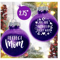 Mom Glitter Ornament - Mom Gifts - Santa Shop Gifts