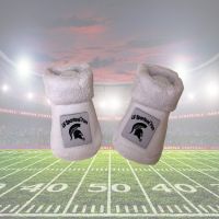 NCAA Baby Socks - Spartans - Sports Team Logo Gifts - Santa Shop Gifts