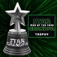 Star Grandpa Trophy - Grandpa Gifts - Santa Shop Gifts
