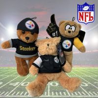 NFL 8.5'' Plush Bear Asst - Steelers - Sports Team Logo Gifts - Santa Shop Gifts