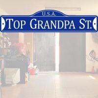 Top Grandpa Street Sign - /AB - Santa Shop Gifts