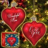 Mom Heart Ornament - Mom Gifts - Santa Shop Gifts