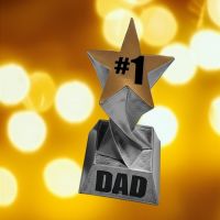#1 Dad Star Trophy - Dad Gifts - Santa Shop Gifts