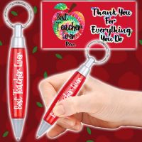 Best Teacher Ever Pen Keychain - Teacher Gifts - Santa Shop Gifts