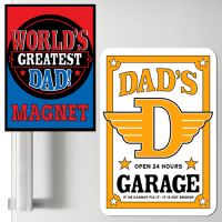 Dad's Garage Magnet - Dad Gifts - Santa Shop Gifts