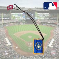 MLB Lanyard I.D. Wallet - Brewers - Sports Team Logo Gifts - Santa Shop Gifts