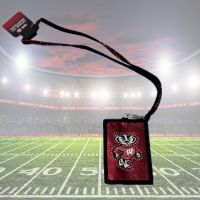 NCAA Lanyard I.D. Wallet - Badgers - Sports Team Logo Gifts - Santa Shop Gifts