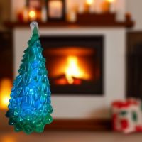 Crystal Light-Up Tree - Christmas - Holiday Gifts - Santa Shop Gifts
