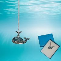 Crystal Whale Necklace - Jewelry Gifts - Santa Shop Gifts