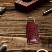 Dad Keychain - Faux Leather - Dad Gifts - Santa Shop Gifts
