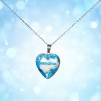 Grandma Heart Pendant Necklace Gift Set - Grandma Gifts - Santa Shop Gifts