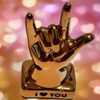 I Love You Hand Sign Statue - Gifts For Women - Santa Shop Gifts