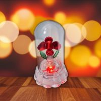 Mom Glass Light Up Rose Dome - Mom Gifts - Santa Shop Gifts