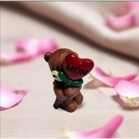 Mom Heart Bear Figurine - Mom Gifts - Santa Shop Gifts