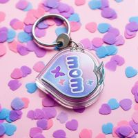 Mom Heart Keychain - Mom Gifts - Santa Shop Gifts