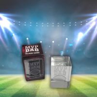 MVP Dad Glass Cube - Dad Gifts - Santa Shop Gifts
