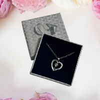 Silver Heart Pendant Necklace Gift Set - Jewelry Gifts - Santa Shop Gifts