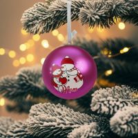 Snowman Mom Christmas Ornament - Mom Gifts - Santa Shop Gifts