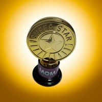 Super Star Mom Trophy - Mom Gifts - Santa Shop Gifts